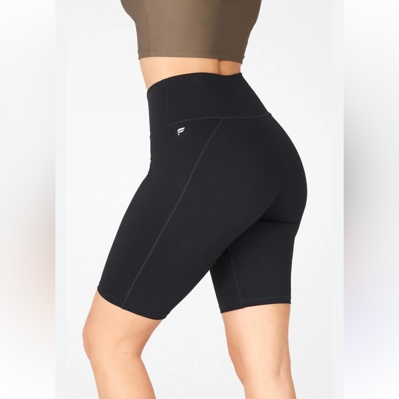 Fabletics Powerhold high waist biker shorts size med - Picture 1 of 4